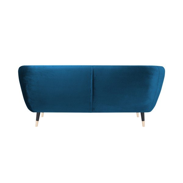 Modrá pohovka s černými nohami Mazzini Sofas Benito, 158 cm-image-4