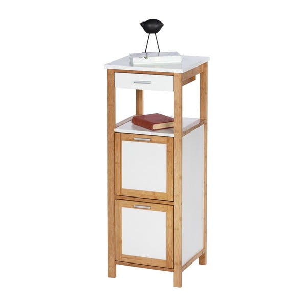 Bambusest vannitoakapp 2 riiuli ja hoiuruumiga Finja - Wenko-image-2