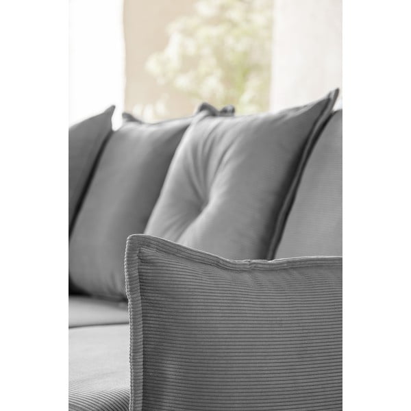 Hall velvetist nurgadiivanvoodi (vasak nurk/"U") Lazy Lukka - Miuform-image-4