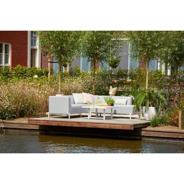 Valge ja hall aiamööbli komplekt Dion - Hartman-image-2