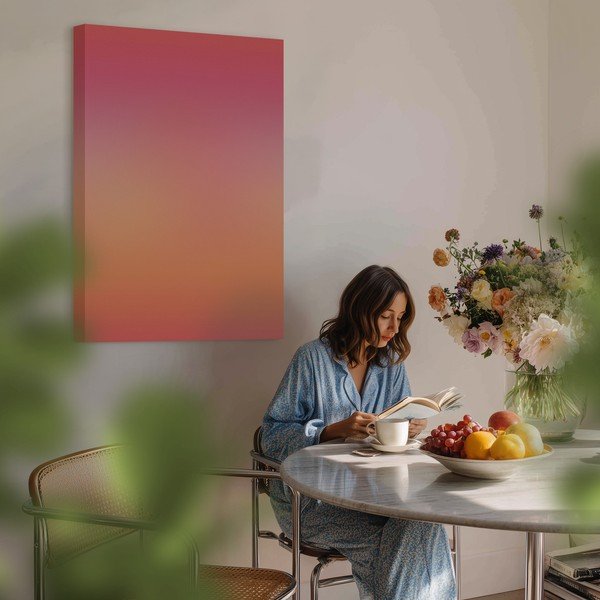 Trükitud pilt lõuendil 70x100 cm Pink Aura - Styler-image-1