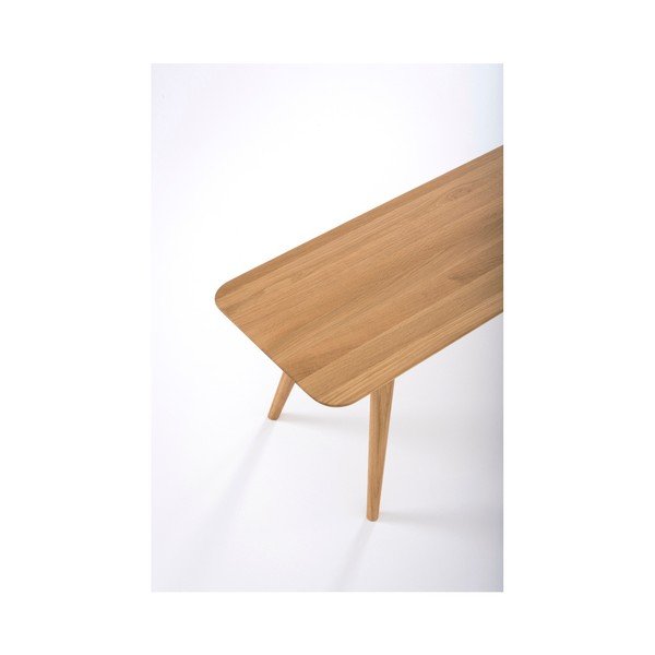 Lavice z masivního dubového dřeva Gazzda Stafa, délka 140 cm-image-2