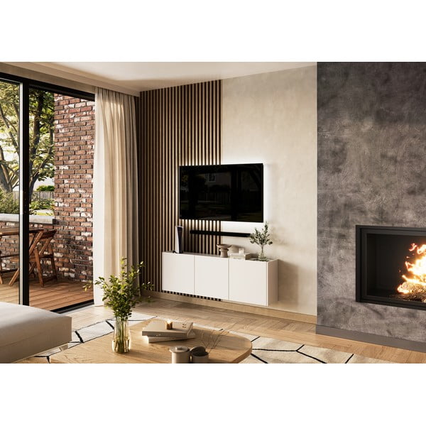 Valge telerilaud 138x45 cm Piana - Germania-image-1