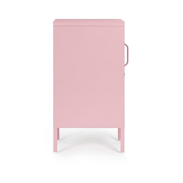 Heleroosa metallist lukustatav kapp 35x76x40 cm Cambridge - Yes Everyday-image-4