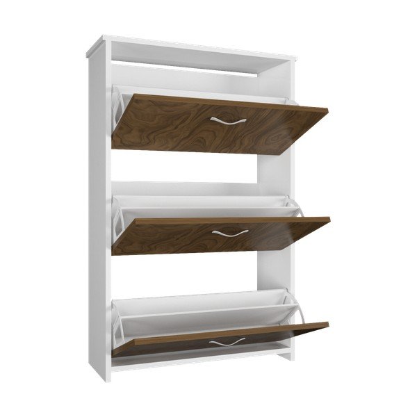 Hnědý třídvéřový botník Triplex-image-3