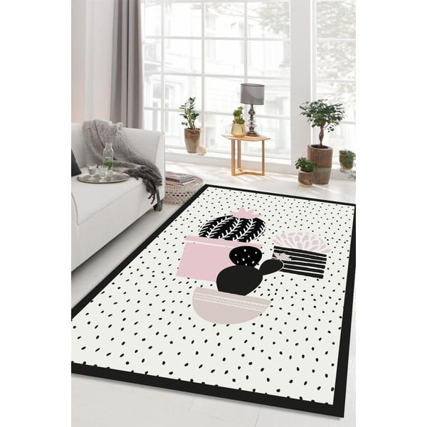 Valge vaip 180x120 cm Cactus 2 - Rizzoli-image-2