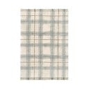 Kreem-salveiroheline pestav/käsitsi kootud puuvillane vaip 140x190 cm Tartan Blue Sage - Lorena Canals