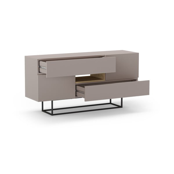 Hall-beež madal kummut 145x82 cm Titan - Marckeric-image-4