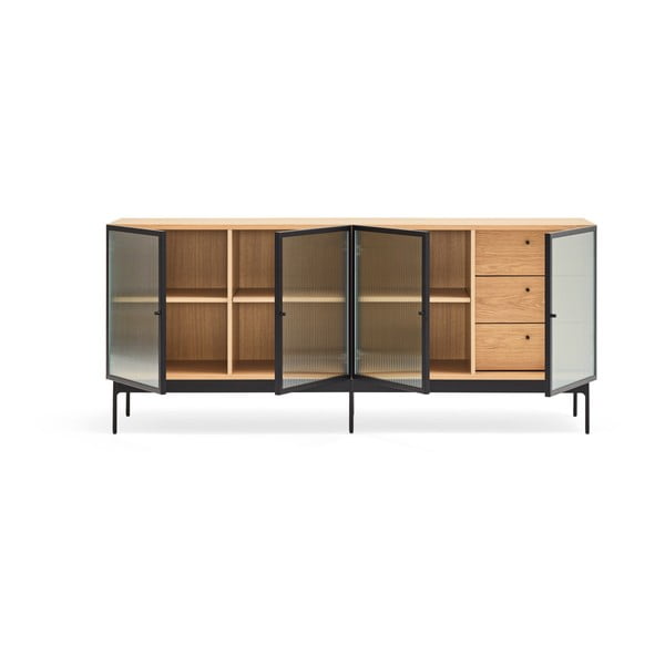 Vitriinkapp tammepuust 180x78 cm Blur - Teulat-image-3