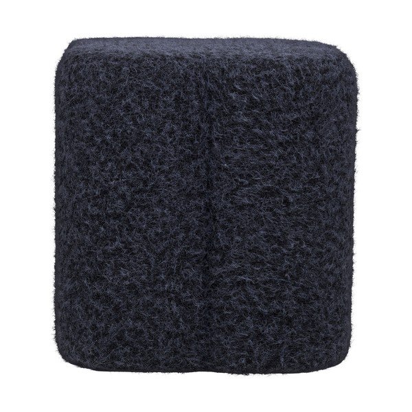 Tumesinine bouclé kangast taburet Durban - House Nordic-image-3