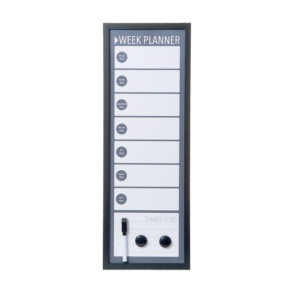 Nástěnný plánovač Present Time Memo Plan Grey