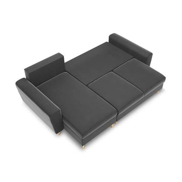 Helehall sametist panipaigaga nurgadiivanvoodi Kyoto - Cosmopolitan Design-image-1