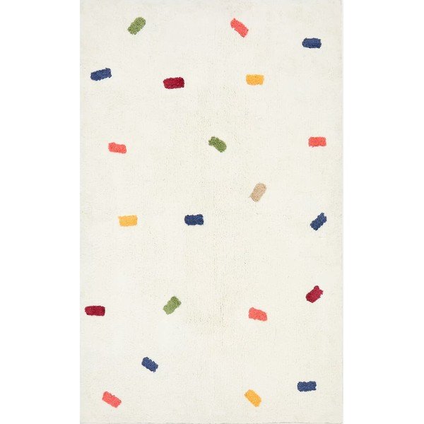 Kreem puuvillane laste vaip 150x200 cm Epifania - Kave Home