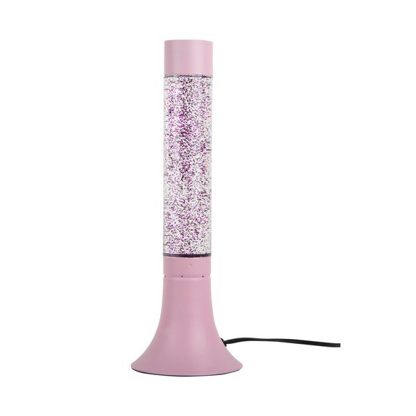 Roosa lauavalgusti klaasist varjuga (kõrgus 37,5 cm) Astro Glittler - Leitmotiv