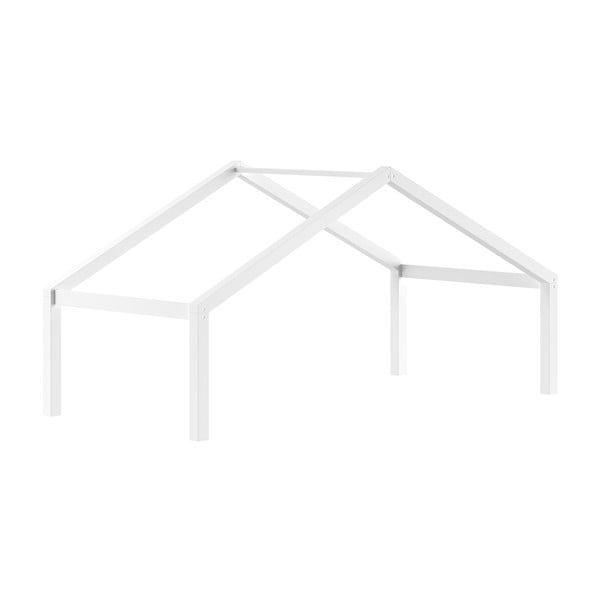 Valge pöögipuidust lastevoodi väljatõmmatava voodiga 90x200 cm Forrest - Vipack-image-4