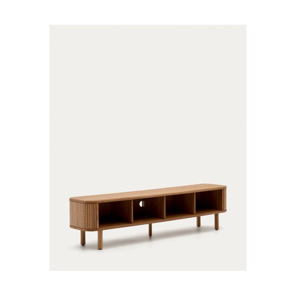 Saarepuidu spoonist TV-alus 200x50x40 cm Mailen - Kave Home-image-4