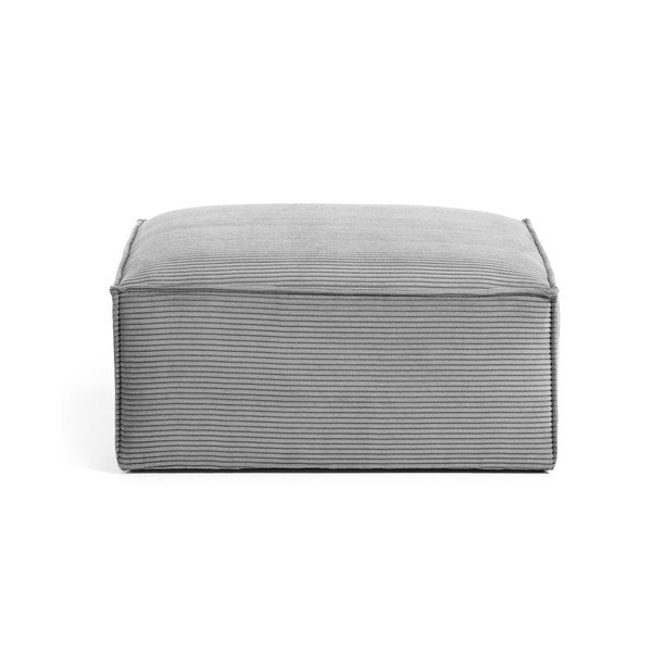 Helehall kordvillane jalatool Blok - Kave Home-image-2