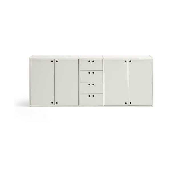 Kreemikas kummut 197x80x40 cm Wally - Teulat