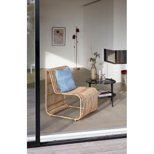 Pruunist klaasist vaas, kõrgus 30 cm - Hübsch-image-1