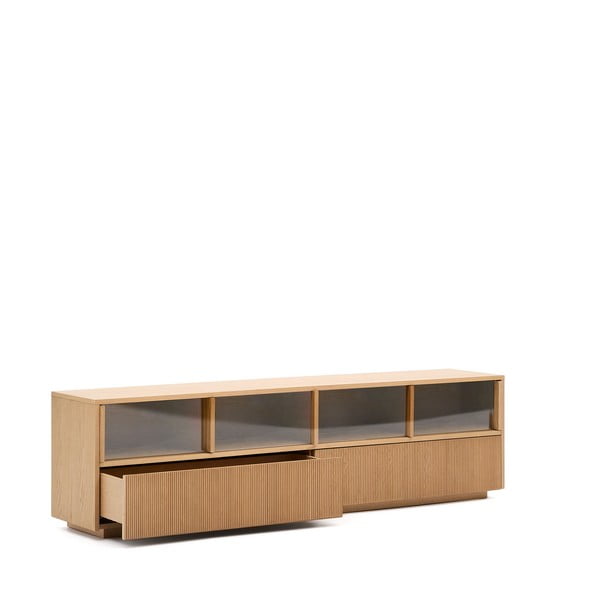 Tammespoonist TV-alus 200x54x40 cm Helvine - Kave Home-image-3