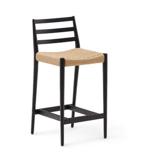 Must tammepuidust baaritool (istme kõrgus 70 cm) Analy - Kave Home