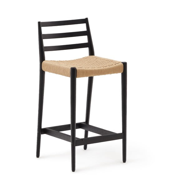 Must tammepuidust baaritool (istme kõrgus 70 cm) Analy - Kave Home