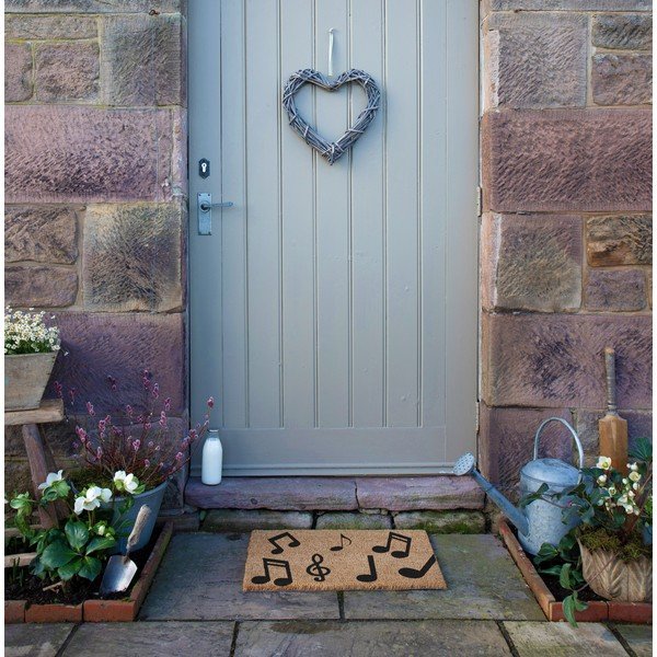 Kookoskiududest matt  40x60cm Music Notes - Artsy Doormats-image-2