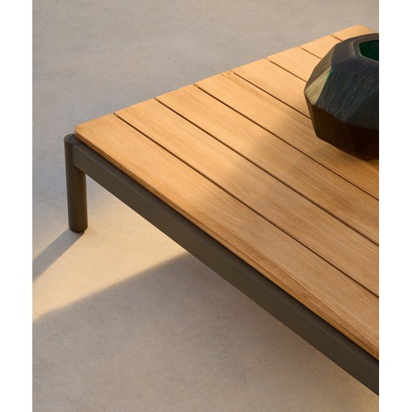Tiikpuust aiakohvilaud 89x91 cm Sorells - Kave Home-image-2