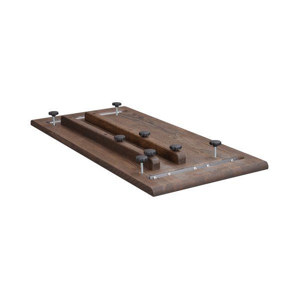 Tammepuidust söögilaua lisalaud 95x45 cm Clapperton - Rowico-image-4