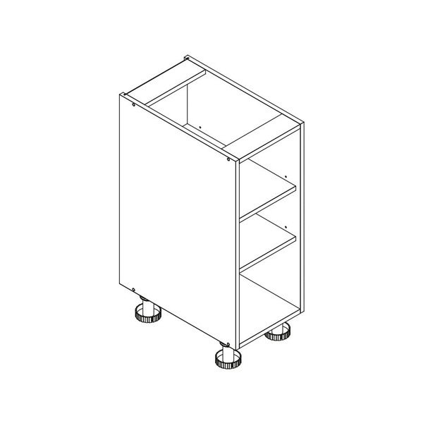 Ülemine köögikapp (laius 20 cm) Rowan - STOLKAR