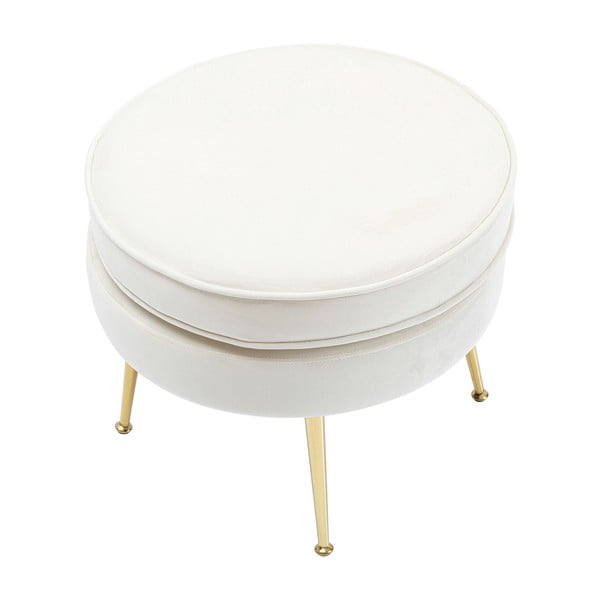 Valge sametist jalatool Water Lily - Kare Design-image-1