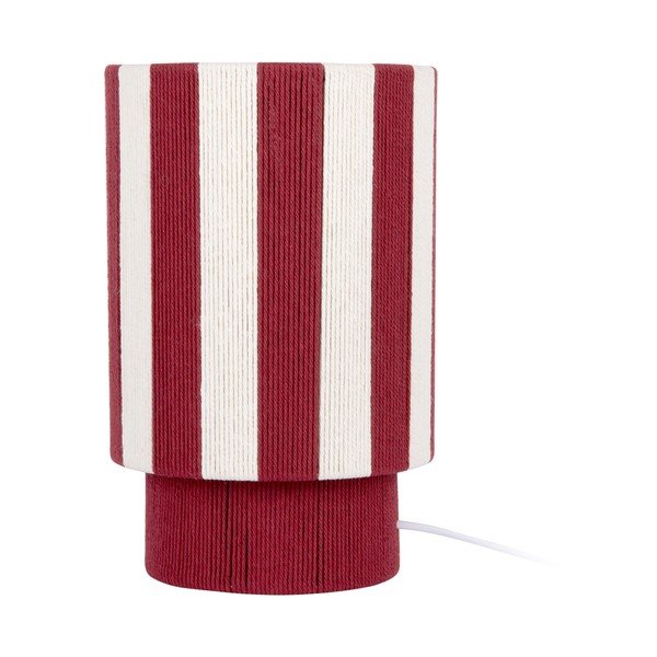Punane/valge nöörist laualamp (kõrgus 35 cm) Vienna Stripes - Leitmotiv