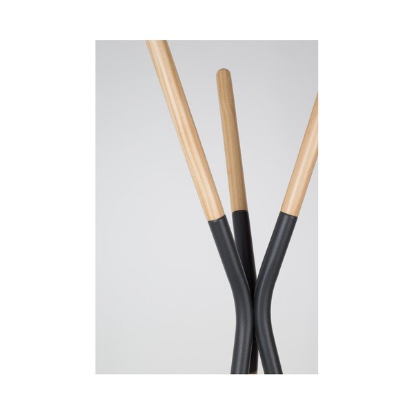 Halliste detailidega männi puidust mantlihoidja Pinnacle - Zuiver-image-4