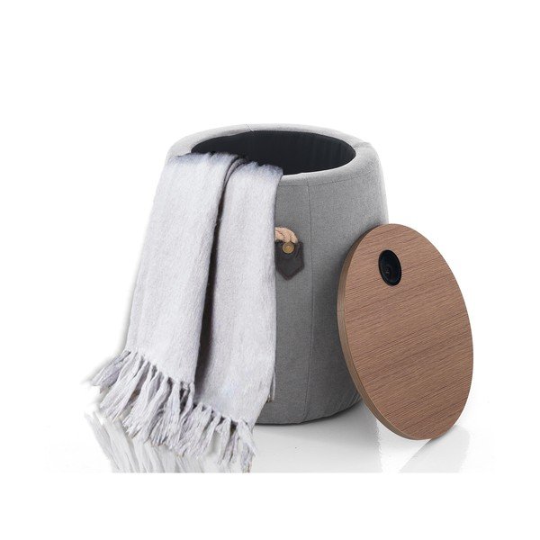 Hall pouf hoiuruumiga , ø 40 cm Barril - Tomasucci-image-2