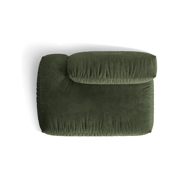 Roheline bukleekangast diivanimoodul (vasak nurk) Martina - Micadoni Home-image-3