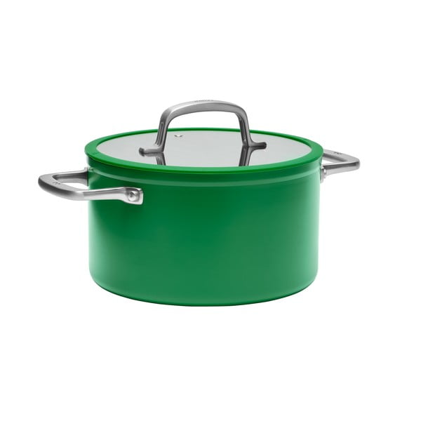 Alumiiniumist pott induktsioonpliidile koos kaane ja mittenakkuva pinnaga 5,5 l Meda 3.0 - FABINI