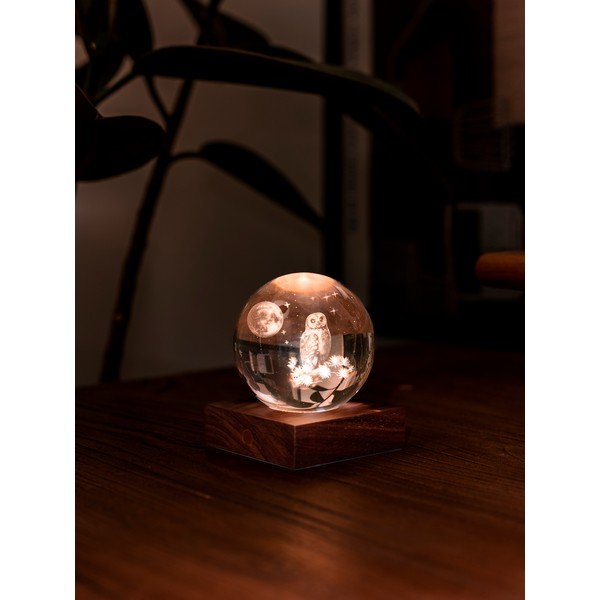 Kaasaskantav USB-valguskaunistus ø 8 cm Amber - Gingko-image-3