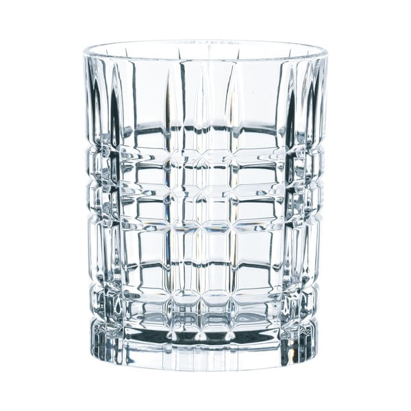 4 kristallklaasist viskiklaaside komplekt Nachtmann Square Whiskey set, 345 ml