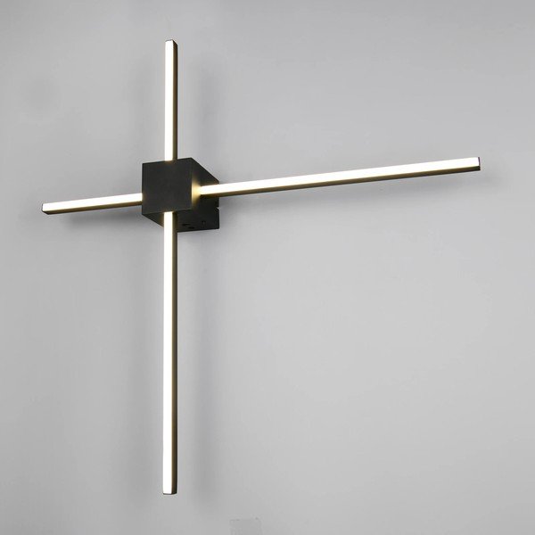 Matt must hämardatav LED-seinavalgusti Cassino - Trio-image-1