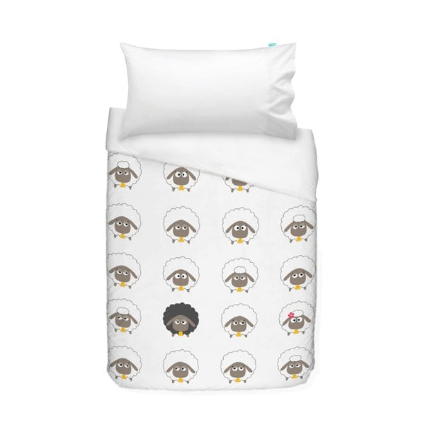 Dětské bavlněné povlečení Baleno Little Sheep, 100 x 120 cm