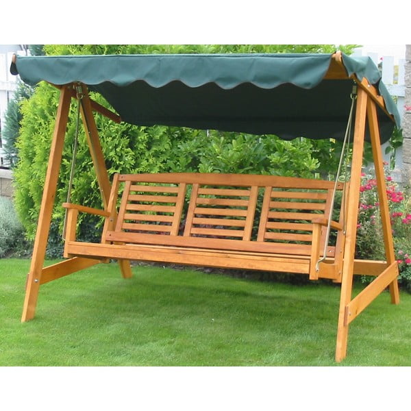 Roheline-pruun puidust aiakiik Eden - Rojaplast-image-1