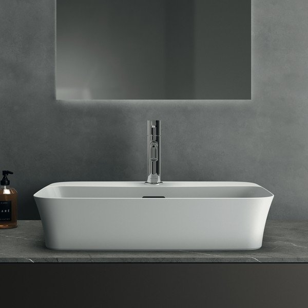 Valge keraamiline valamu 55x38 cm Ipalyss - Ideal Standard-image-1