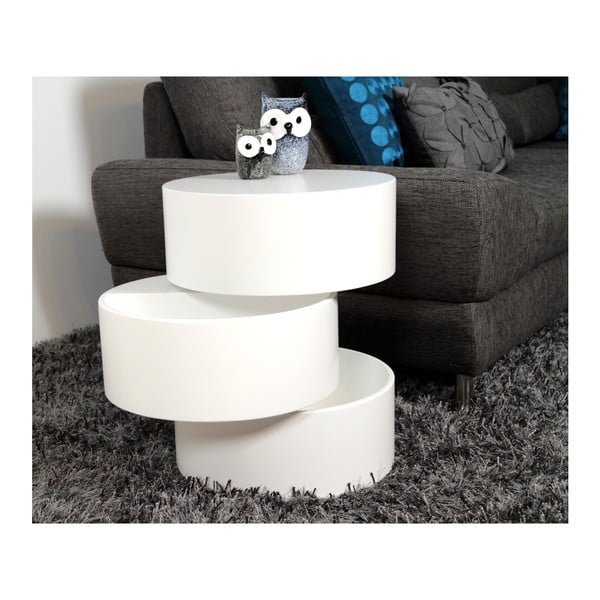 Valge kohvilaud , ⌀ 40 cm Pop - Actona-image-4