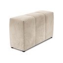 Beež sametist käetugi modulaarsele diivanile Rome Velvet - Cosmopolitan Design