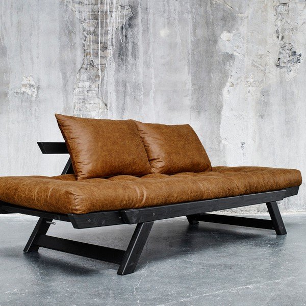 Pohovka Karup Vintage Bebop Black/Cognac-image-2