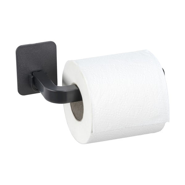 Must plastikust tualettpaberi hoidik (ilma puurimiseta) Parma - Allstar-image-3
