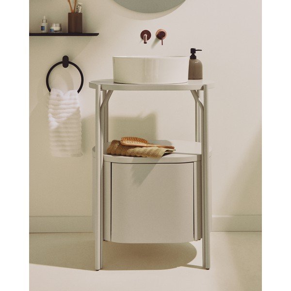 Valge valamukapp 60x81 cm Arely - Kave Home-image-1