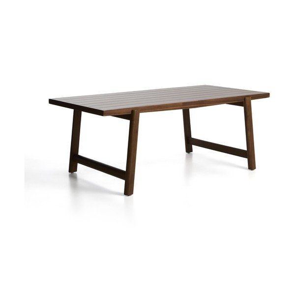 Aia söögilaud akaatsia pealispinnaga 100x200 cm Itani - Kave Home