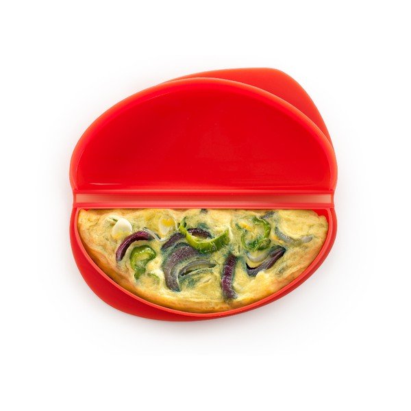Punane silikoonist omlettivorm - Lékué-image-2