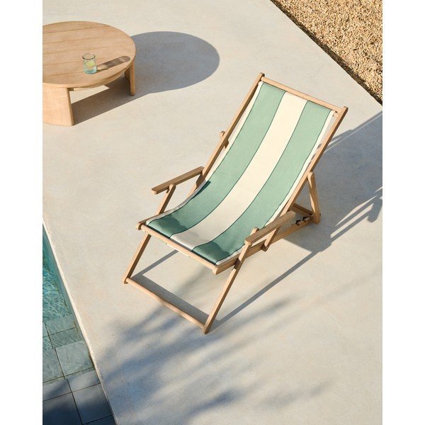 Roheline puidust aiatool Vilara - Kave Home-image-1